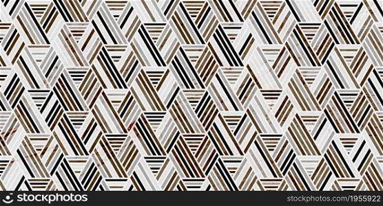Geometric pattern with stripes lines gray background polygonal shape and marble texture modern design