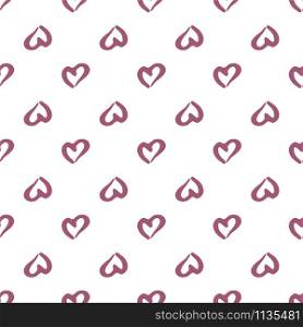 Geometric pink hearts seamless pattern. Valentines Day backdrop. Design for fabric, textile print, wrapping paper. Vector illustration. Geometric pink hearts seamless pattern. Valentines Day backdrop.