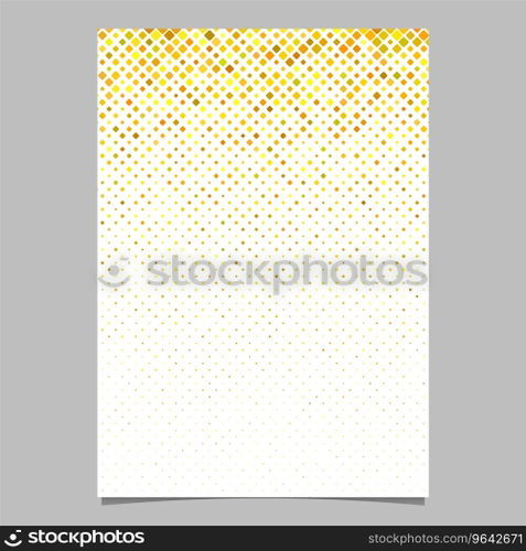 Geometric rounded square pattern background flyer Vector Image
