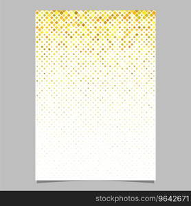 Geometric rounded square pattern background flyer Vector Image