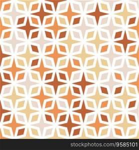Geometric seamless pattern. A composition of diamond-shaped and stellar elements. Template for creative ideas and design