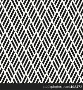 Geometric seamless pattern. Monochrome background with rhombuses and parallelograms.. Geometric seamless pattern