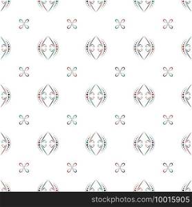 Geometric seamless pattern on a white background. For modern interior design, fashionable textile print, decorative panel. Vector seamless pattern Eps 10
