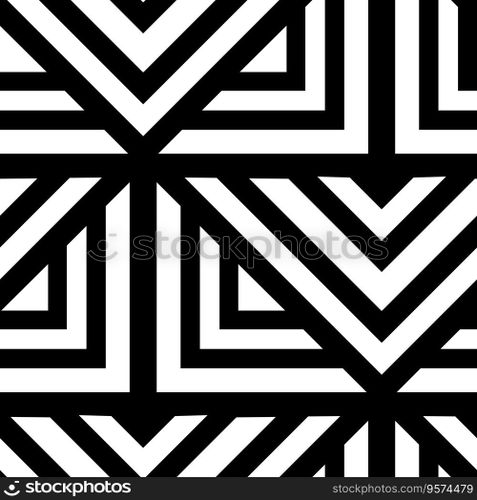 Geometric seamless pattern repeating vector image