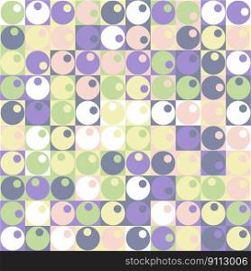 Geometric seamless pattern. Template for background, textile, texture and creative design. Flat style
