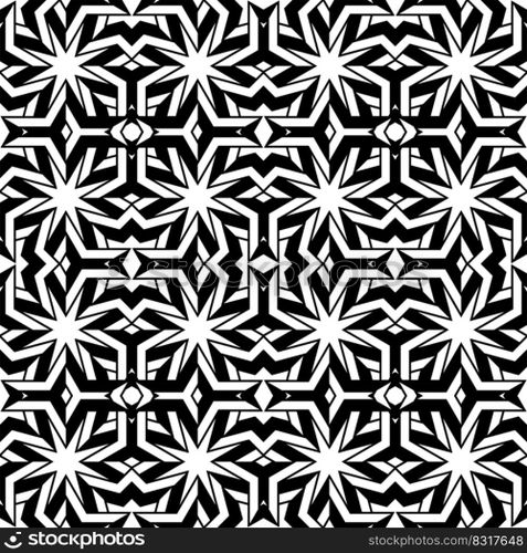 Geometric Seamless Pattern Vector Illustration
