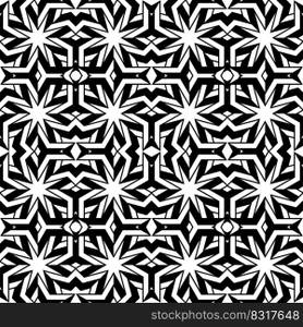 Geometric Seamless Pattern Vector Illustration