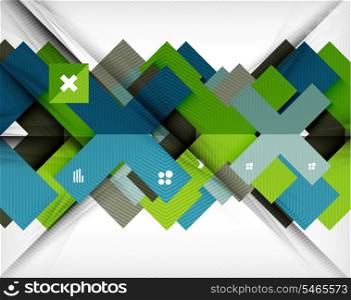 Geometric shape flat abstract background. Blank infographic background