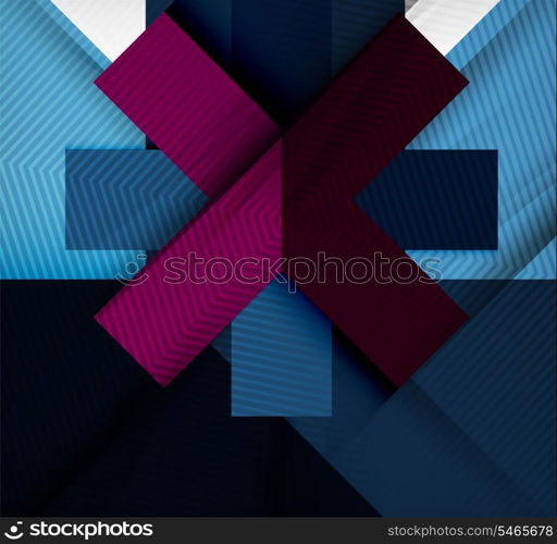 Geometric shape flat abstract background. Blank infographic background