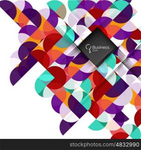 Geometric shape on white vector. Vector template background for workflow layout, diagram, number options or web design