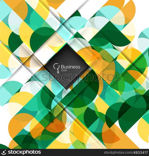 Geometric shape on white vector. Vector template background for workflow layout, diagram, number options or web design