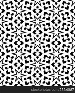 Geometric Shape Seamless Pattern Vector Art Illustration
