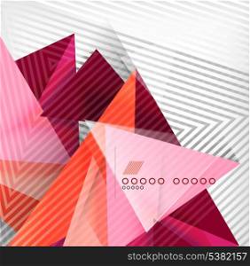 Geometric shapes abstract background