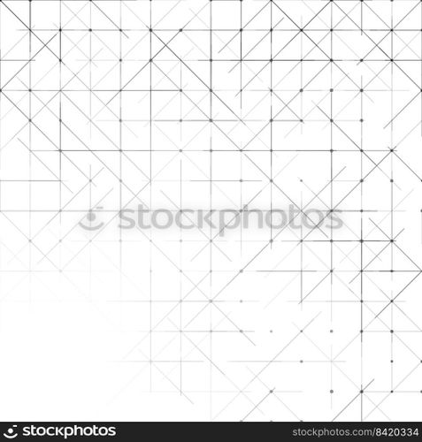 Geometric simple minimalistic background. Triangles dotted pattern. Vector illustration. Simple triangular geometric light pattern