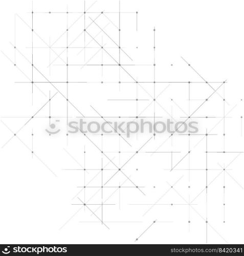Geometric simple minimalistic background. Triangles dotted pattern. Vector illustration. Simple triangular geometric light pattern