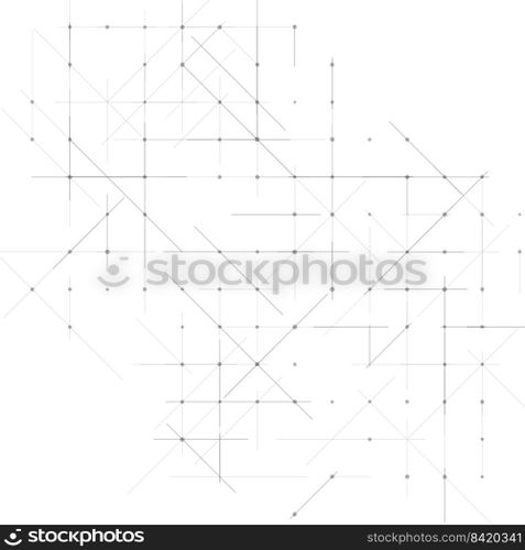 Geometric simple minimalistic background. Triangles dotted pattern. Vector illustration. Simple triangular geometric light pattern