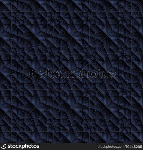 Geometric star pattern, vector background