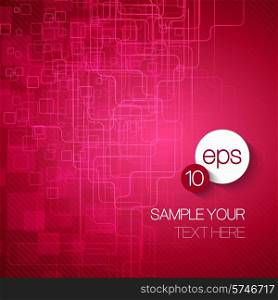 Geometric technology abstract background. Vector illustration. EPS 10. Geometric abstract background. Vector illustration