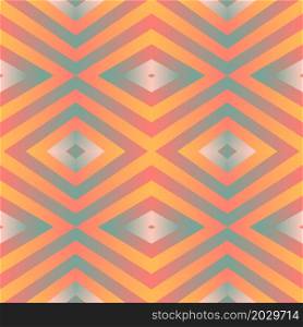 Geometric tile patchwork seamless pattern vector illustration Pastel gradient yellow pink colors Fashion abstract lines graphic design background Stiped simple pattern Futuristic art wallpaper mosaic