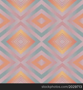 Geometric tile patchwork seamless pattern vector illustration Pastel pink blue gradient colors Fashion abstract lines graphic design background Stiped pattern Futuristic art wallpaper mosaic element
