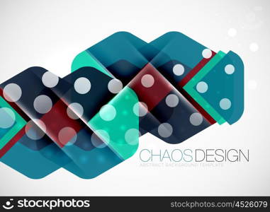 Geometric vector abstract background, light and shadow effects with transparent shapes