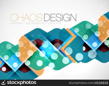 Geometric vector abstract background, light and shadow effects with transparent shapes