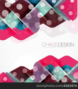 Geometric vector abstract background, light and shadow effects with transparent shapes