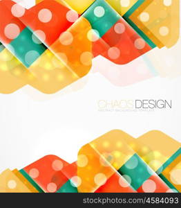 Geometric vector abstract background, light and shadow effects with transparent shapes