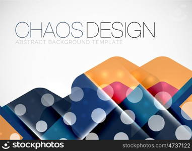 Geometric vector abstract background, light and shadow effects with transparent shapes