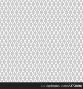 Geometric white seamless pattern on grey stock vector illustration