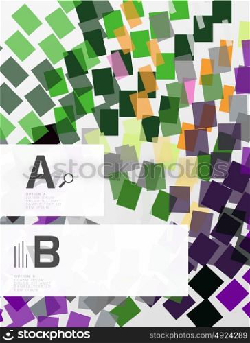Geometrical abstract background with infographics. Geometrical vector abstract background with infographics