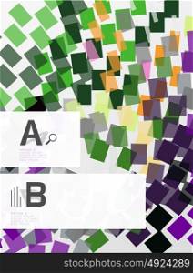Geometrical abstract background with infographics. Geometrical vector abstract background with infographics