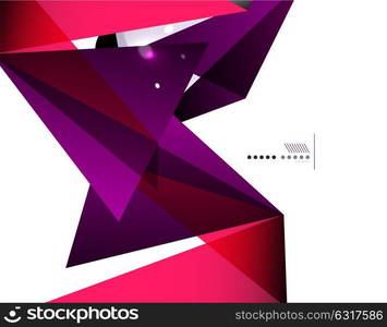 Geometrical abstract triangle background. Geometrical abstract triangle background, vector modern template, business or techno presentation wallpaper. Polygonal abstract background