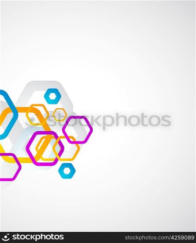 Geometrical colorful abstract background