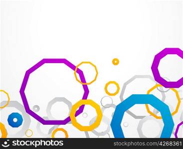 Geometrical colorful abstract background
