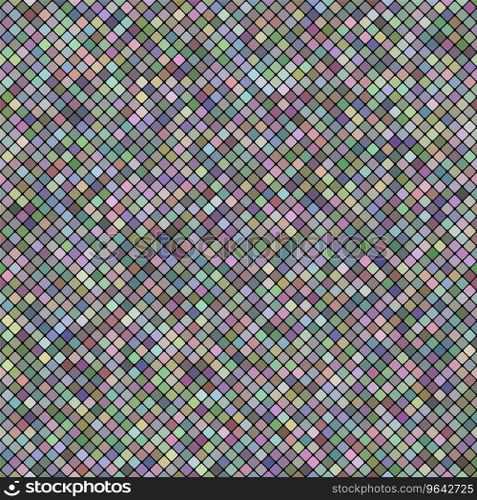Geometrical diagonal rounded square pattern Vector Image