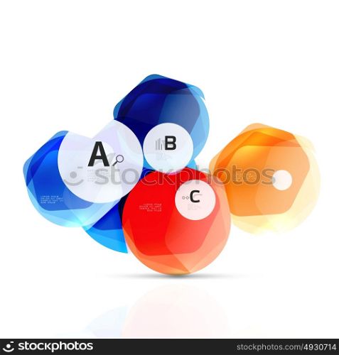 Geometrical hexagons abstract background. Geometrical hexagons abstract background, glossy shiny square style