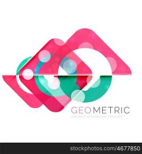 Geometrical minimal abstract background with light effects. Geometrical minimal abstract background with light effects. Vector