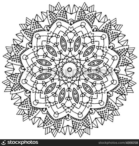 geometrical patterned mandala illustration