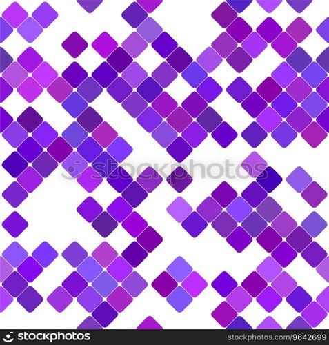 Geometrical rounded square pattern background Vector Image