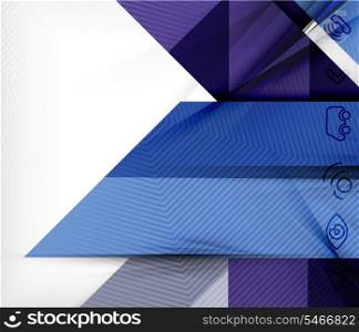 Geometrical shape abstract background. For business background | numbered banners | business lines | graphic website | mobile app
