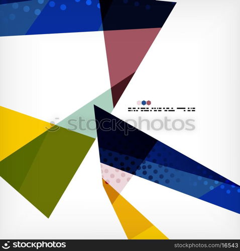 Geometrical unusual pattern - business abstract modern design