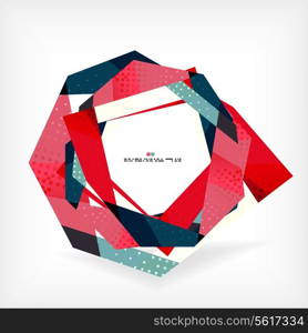 Geometrical unusual pattern - business abstract modern design