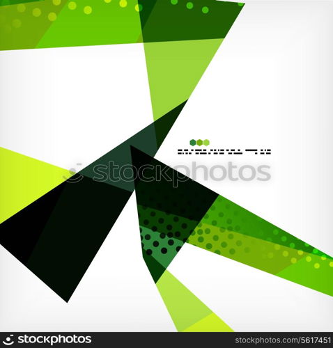 Geometrical unusual pattern - business abstract modern design