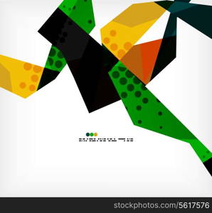 Geometrical unusual pattern - business abstract modern design