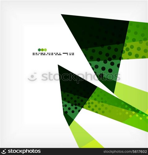 Geometrical unusual pattern - business abstract modern design