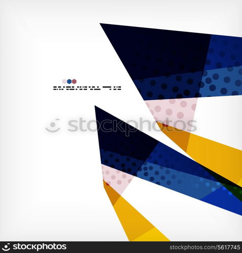 Geometrical unusual pattern - business abstract modern design