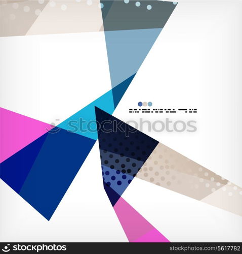 Geometrical unusual pattern - business abstract modern design