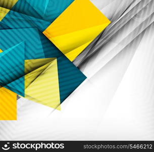 Geometrical vector abstract background. For infographics, business backgrounds, technology templates, business cards