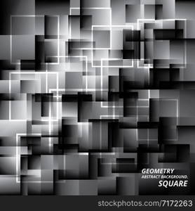 Geometry Abstract Background Pattern Square Vector Illustration